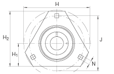 INA�������Ԫ RRTR20, ��������˨�׵ķ������������Ԫ����ѹ�ְ壬ƫ����Ȧ��R���ܷ�