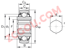 INA SK104-207-KRR-B-AH12, ȦȦοף R ܷ