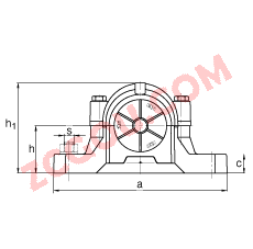 FAGֱʽ SNV140-L + 21313-E1-K + H313X203 + DH613X203,  DIN 736/DIN737 ׼Ҫߴ磬ʷ֣׶׺ͽ׵ĵĹУ˫ܷ⣬֬