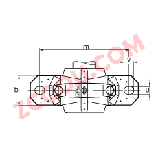 FAGֱʽ SNV230-L + 23226-E1-K-TVPB + H2326 + DHV526,  DIN 736/DIN737 ׼Ҫߴ磬ʷ֣׶׺ͽ׵ĵĹУV Ȧܷ⣬֬