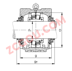 FAGֱʽ SNV250-L + 222S.415-MA + TCV528,  DIN 736/DIN737 ׼Ҫߴ磬ʷֵĵĹУTaconite ܷ⣬֬