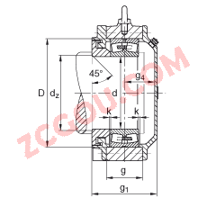 FAGֱ��ʽ����� BND2238-Z-Y-AF-S, ���ʷ֣����ڴ�Բ���׵ĵ��Ĺ�����У��Թ��ܷ⣬֬��