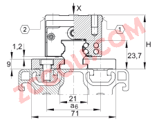 INA���� TKVD25-K, ����ֱ��ѭ������м�����װ���ڳ��β�����