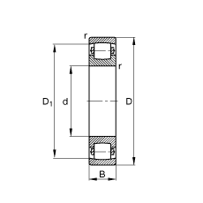 FAGι 20240-MB,  DIN 635-1 ׼Ҫߴ