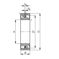 FAGĹ 24184-B,  DIN 635-2 ׼Ҫߴ