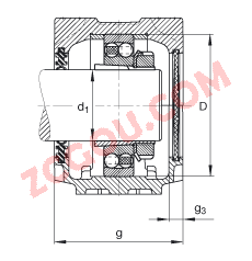 FAGֱʽ SNV130-L + 2312-K-TVH-C3 + H2312X202 + DH612,  DIN 736/DIN737 ׼Ҫߴ磬ʷ֣׶׺ͽ׵ԵУ˫ܷ⣬֬