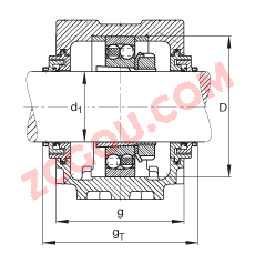 FAGֱʽ SNV130-L + 1215-K-TVH-C3 + H215X207 + TCV515X207,  DIN 736/DIN737 ׼Ҫߴ磬ʷ֣׶׺ͽ׵ԵУTaconite ܷ⣬֬