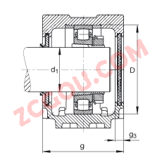 FAGֱʽ SNV160-L + 20218-K-MB-C3 + H218X302 + DHV518,  DIN 736/DIN737 ׼Ҫߴ磬ʷ֣׶׺ͽ׵ĹιУV Ȧܷ⣬֬