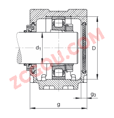 FAGֱʽ SNV120-L + 20213-K-TVP-C3 + H213X204 + TCV513X204,  DIN 736/DIN737 ׼Ҫߴ磬ʷ֣׶׺ͽ׵ĹιУTaconite ܷ⣬֬