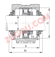 FAGֱʽ SNV180-L + 20220-K-MB-C3 + H220X307 + TCV520X307,  DIN 736/DIN737 ׼Ҫߴ磬ʷ֣׶׺ͽ׵ĹιУTaconite ܷ⣬֬