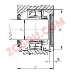 FAGֱʽ SNV140-L + 22216-E1-K + H316X214 + FSV516X214,  DIN 736/DIN737 ׼Ҫߴ磬ʷ֣׶׺ͽ׵ĵĹУëձܷ⣬֬