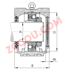 FAGֱʽ SNV240-L + 1322-K-M-C3 + H322X400 + DH522,  DIN 736/DIN737 ׼Ҫߴ磬ʷ֣׶׺ͽ׵ԵУ˫ܷ⣬֬