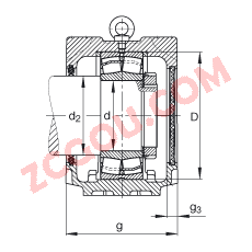 FAGֱʽ SNV250-L + 22228-E1 + DH228,  DIN 738/DIN739 ׼Ҫߴ磬ʷ֣Բ׺ͽ׵ĵĹУ˫ܷ⣬֬