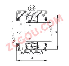 FAGֱʽ SNV270-L + 23230-E1-TVPB + DH230,  DIN 738/DIN739 ׼Ҫߴ磬ʷ֣Բ׺ͽ׵ĵĹУ˫ܷ⣬֬