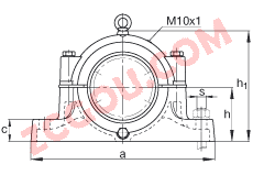 fag直立式轴承座 s3072-h-n-fz-af-l   230sm340-ma, 剖分的调心滚子
