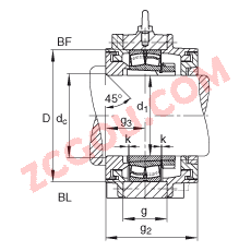 FAGֱ��ʽ����� BND3136-H-C-Y-BL-S, ���ʷ֣����ڴ�׶�׺ͽ����׵���У����ϴ��������Թ��ܷ⣬֬��